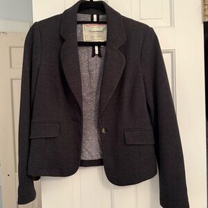 Anthropologie Women's Dark Gray Blazer